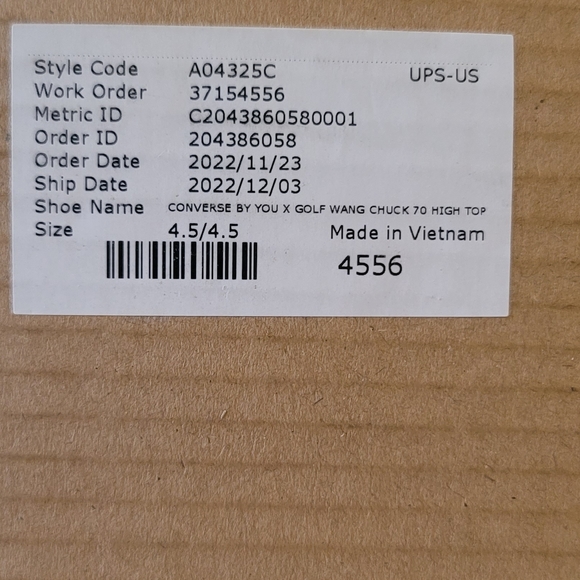 Golf Wang-Tyler the creator Converse Chuck Taylor's 70s - Picture 12 of 13